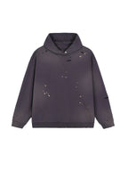 Sun Fade Frayed Fleece Hoodie