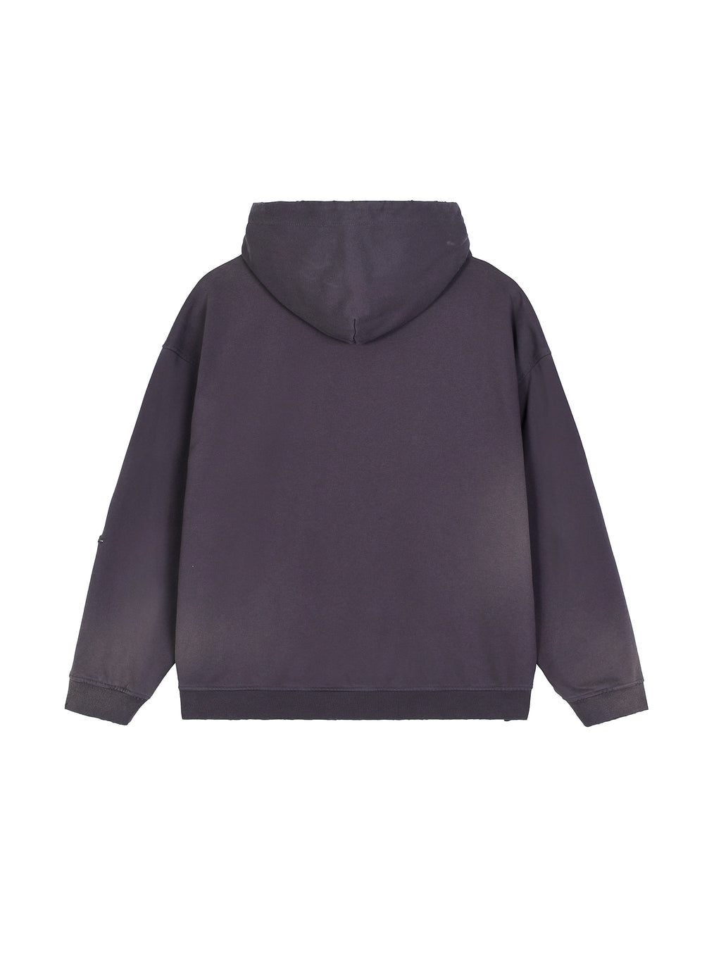 Sun Fade Frayed Fleece Hoodie