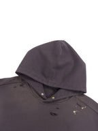 Sun Fade Frayed Fleece Hoodie