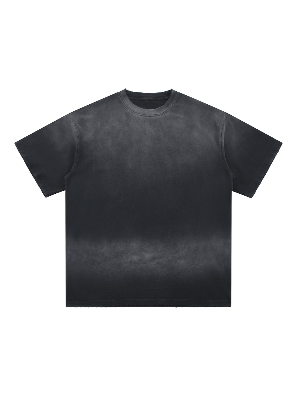 Sun Fade Hand-Frayed Cotton T-Shirt
