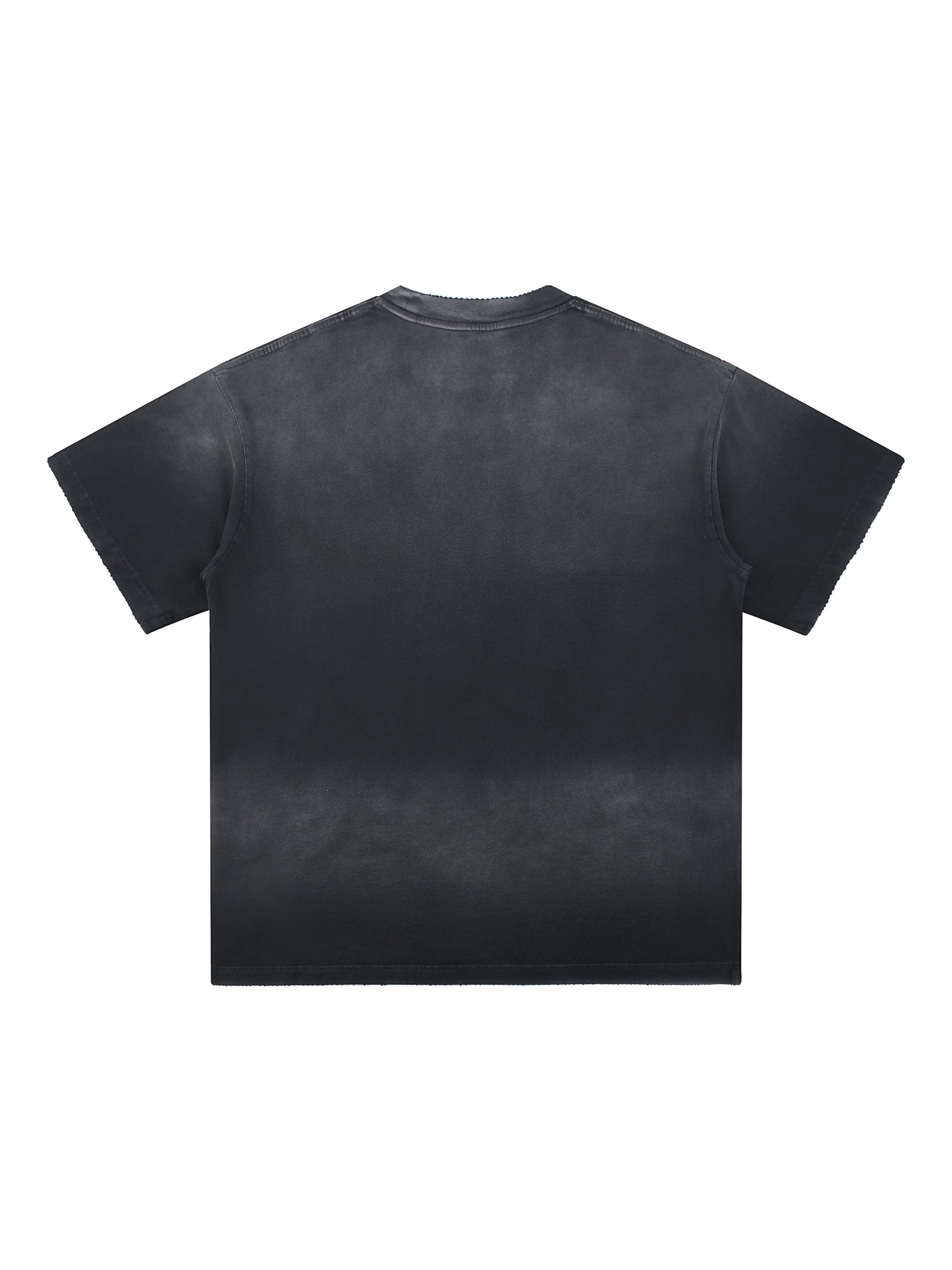 Sun Fade Hand-Frayed Cotton T-Shirt
