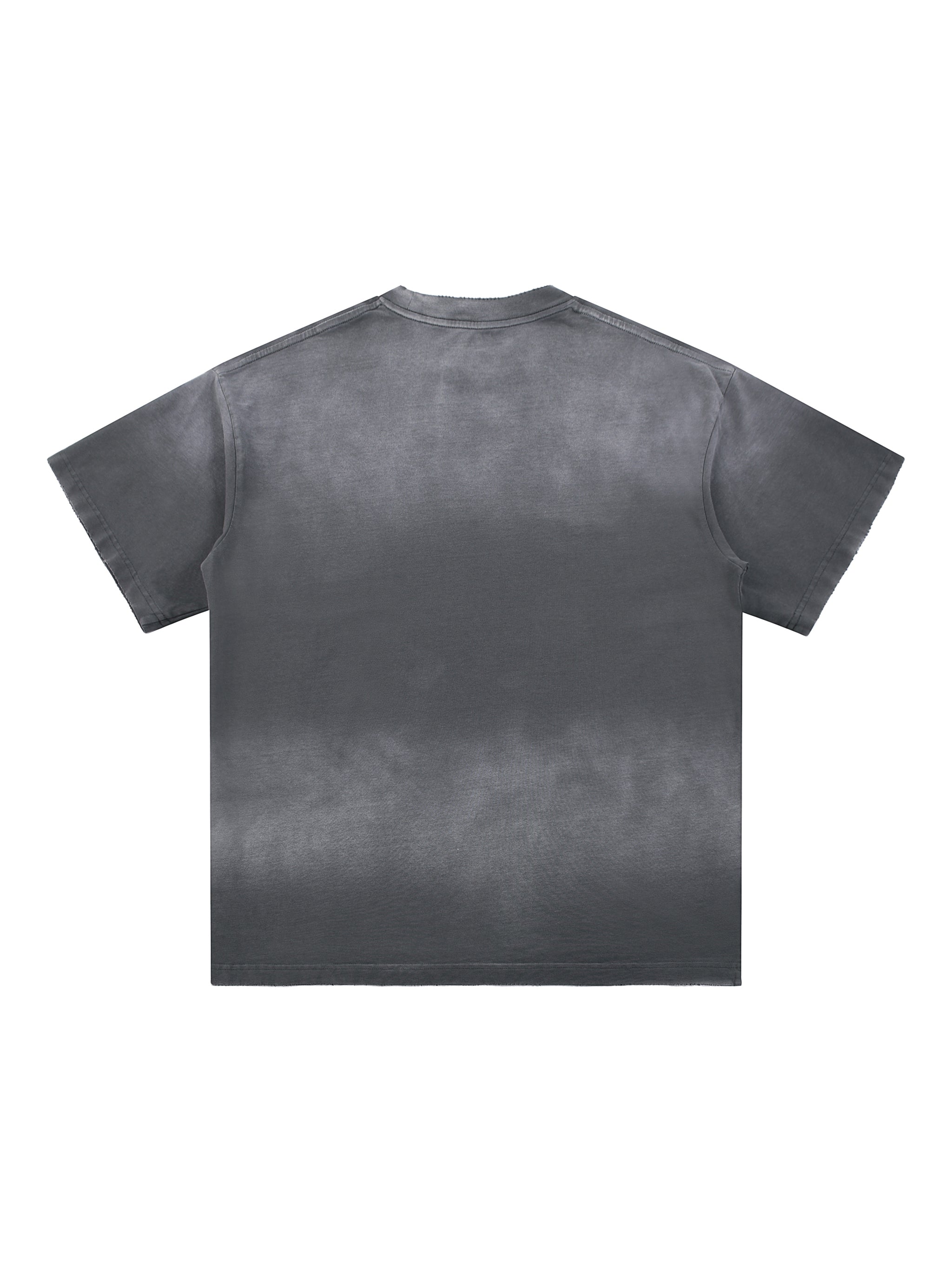 Sun Fade Hand-Frayed Cotton T-Shirt
