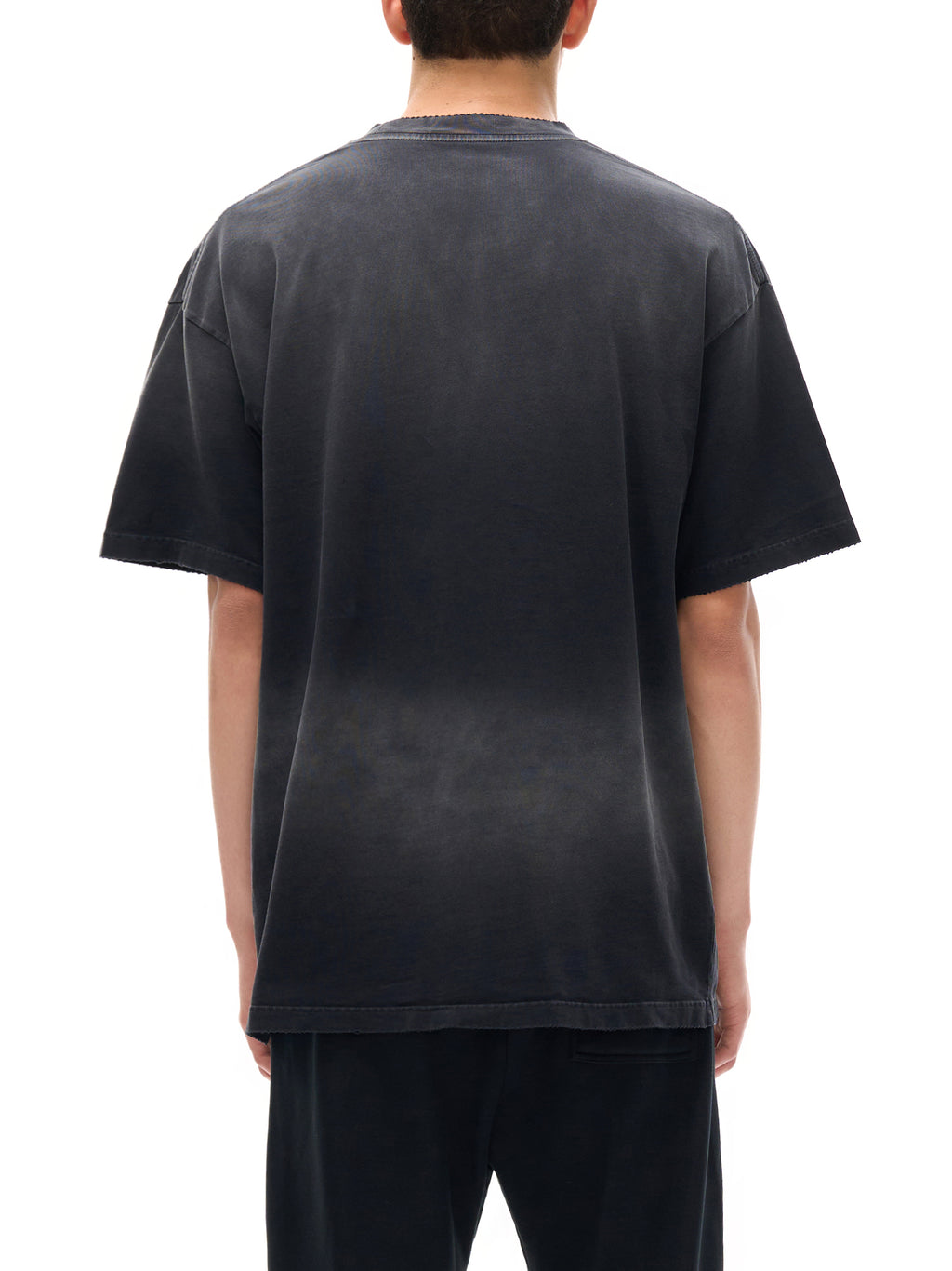 Sun Fade Hand-Frayed Cotton T-Shirt