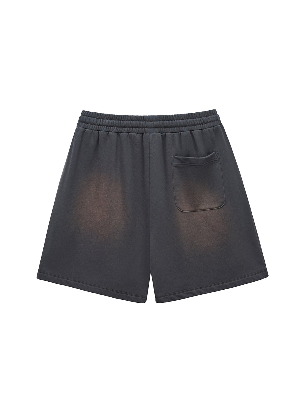 Sun Fade Raw Edge Cotton Shorts