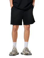 Sun Fade Raw Edge Cotton Shorts