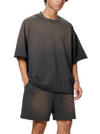Sun Fade Raw Edge T-Shirt