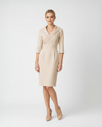 Surplice Long Sleeve Dress