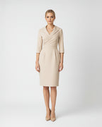 Surplice Long Sleeve Dress