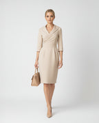 Surplice Long Sleeve Dress