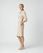 Surplice Long Sleeve Dress