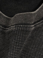 Textured Waffle Washed Boxy T-Shirt