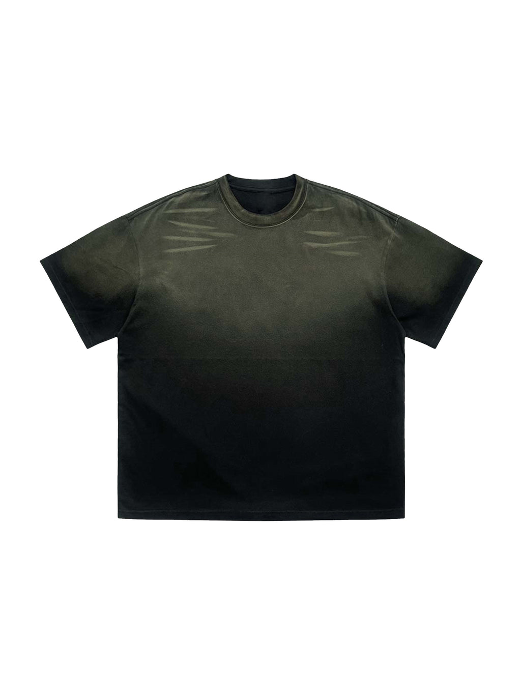 Tiger Stripe Gradient Washed T-Shirt - Women