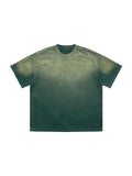 Tiger Stripe Gradient Washed T-Shirt - Women