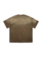 Tiger Stripe Gradient Washed T-Shirt - Women