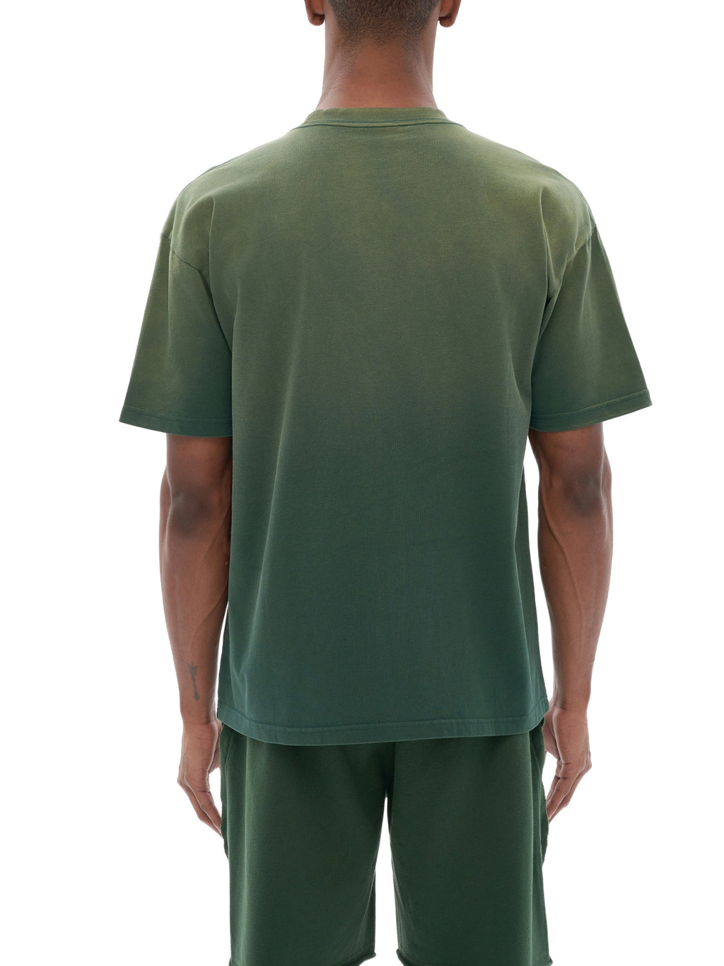 Tiger Stripe Gradient Washed T-Shirt - Men
