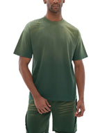 Tiger Stripe Gradient Washed T-Shirt - Men