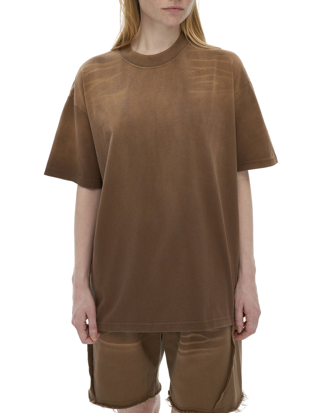 Tiger Stripe Gradient Washed T-Shirt - Women