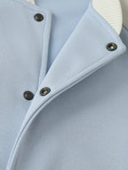 Two Tone Raglan Sleeve Varsity Jacket