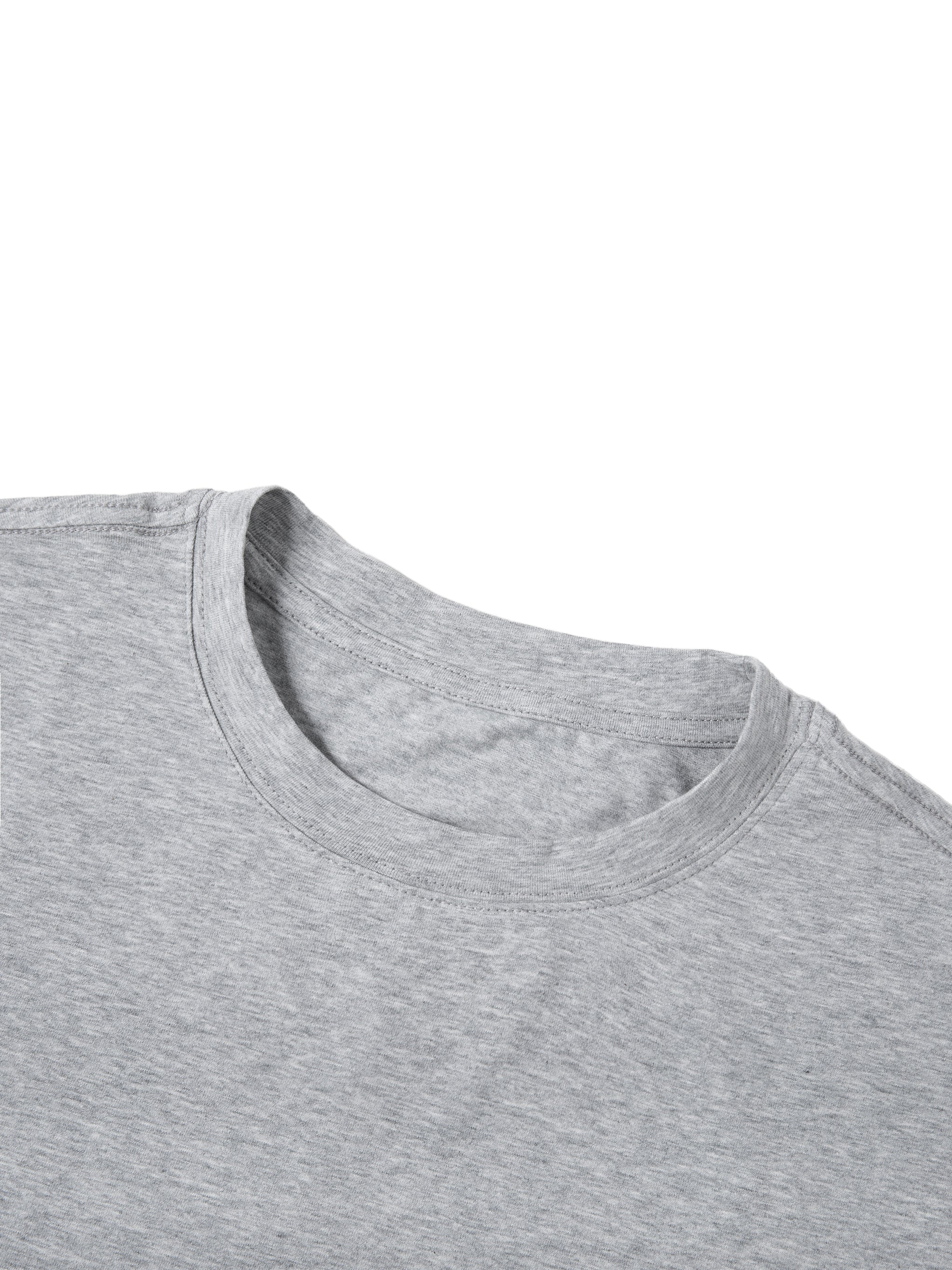 Unisex Classic Crew Neck Cotton T-Shirt