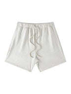 Unisex Earth Tone Loose Fit Cotton Shorts