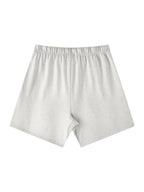 Unisex Earth Tone Loose Fit Cotton Shorts
