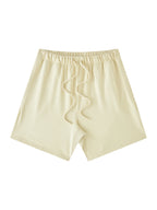 Unisex Earth Tone Loose Fit Cotton Shorts