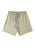 Unisex Earth Tone Loose Fit Cotton Shorts