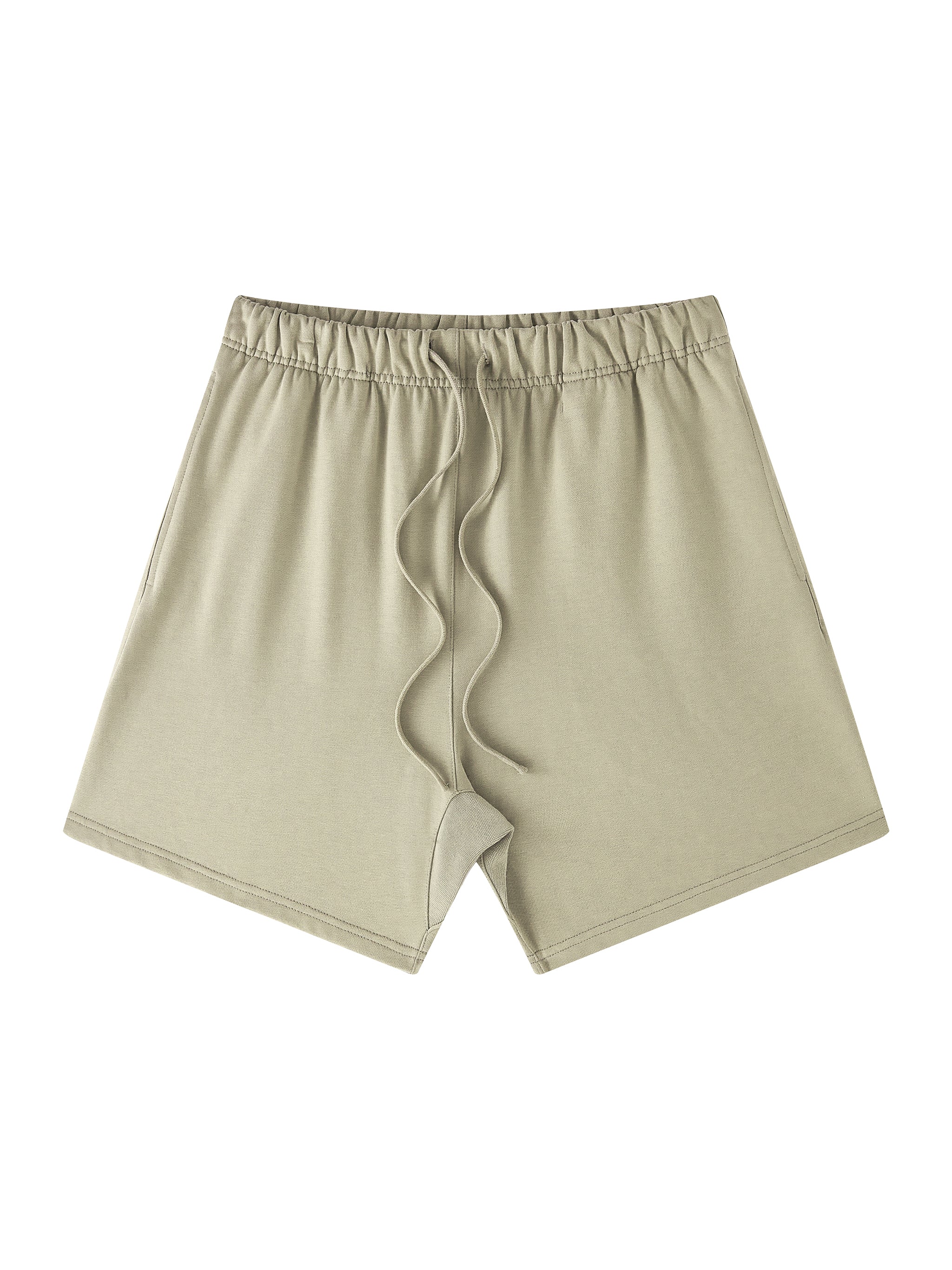 Unisex Earth Tone Loose Fit Cotton Shorts