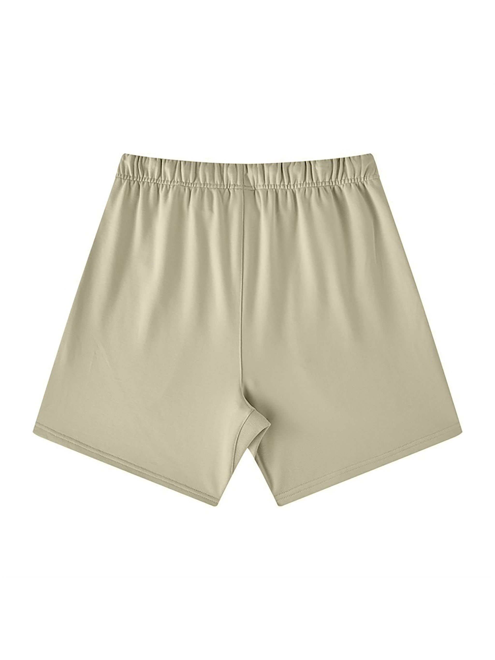 Unisex Earth Tone Loose Fit Cotton Shorts