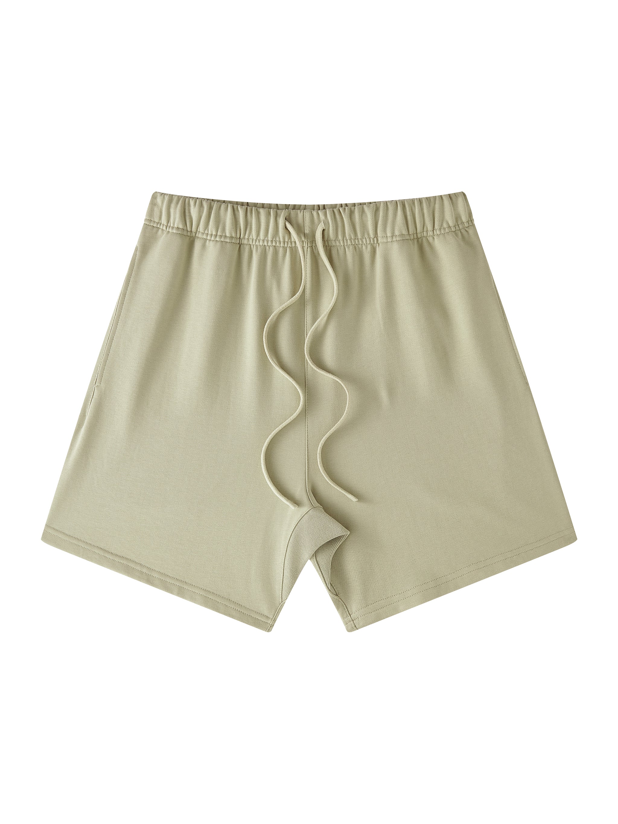 Unisex Earth Tone Loose Fit Cotton Shorts