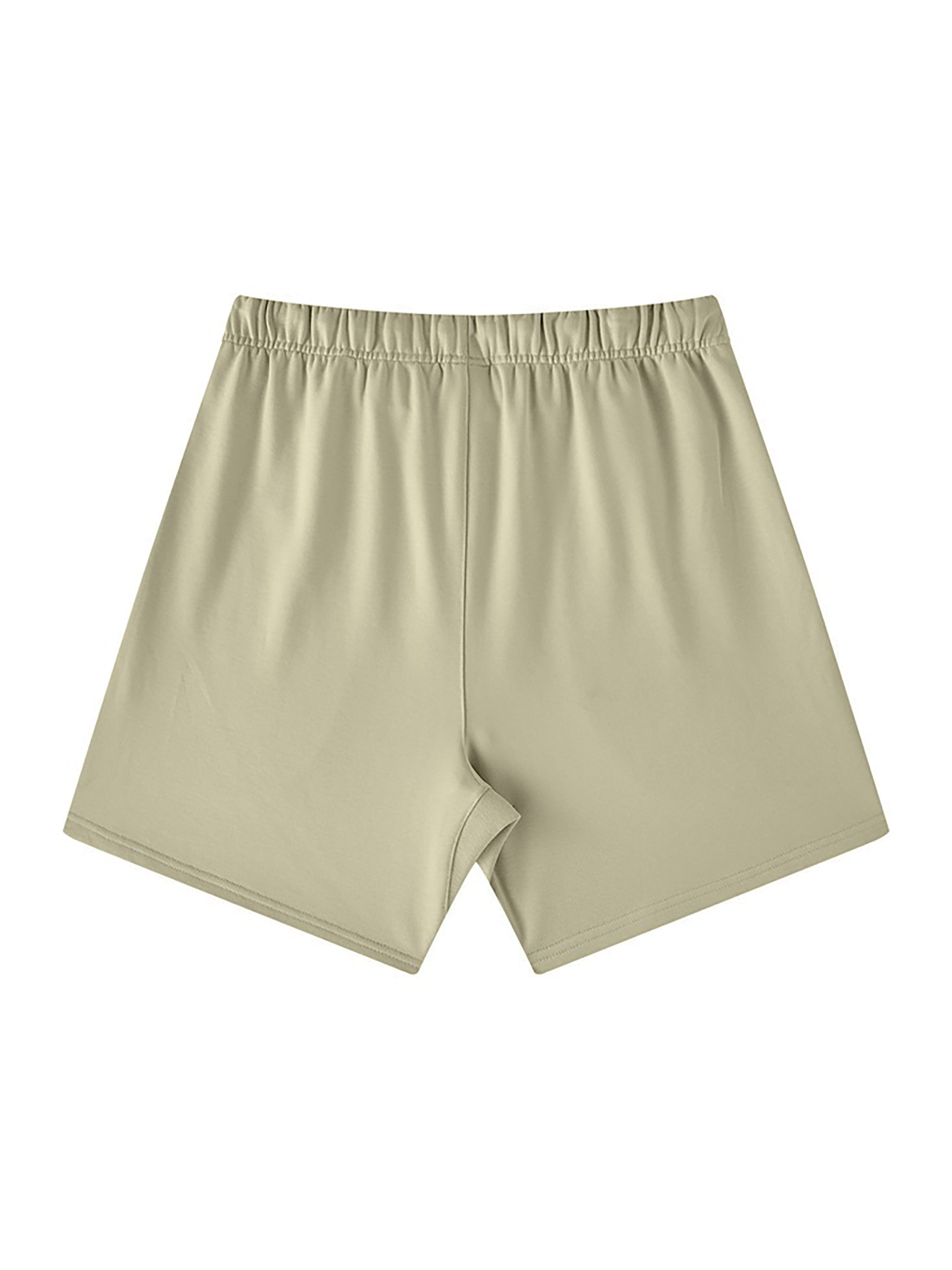 Unisex Earth Tone Loose Fit Cotton Shorts