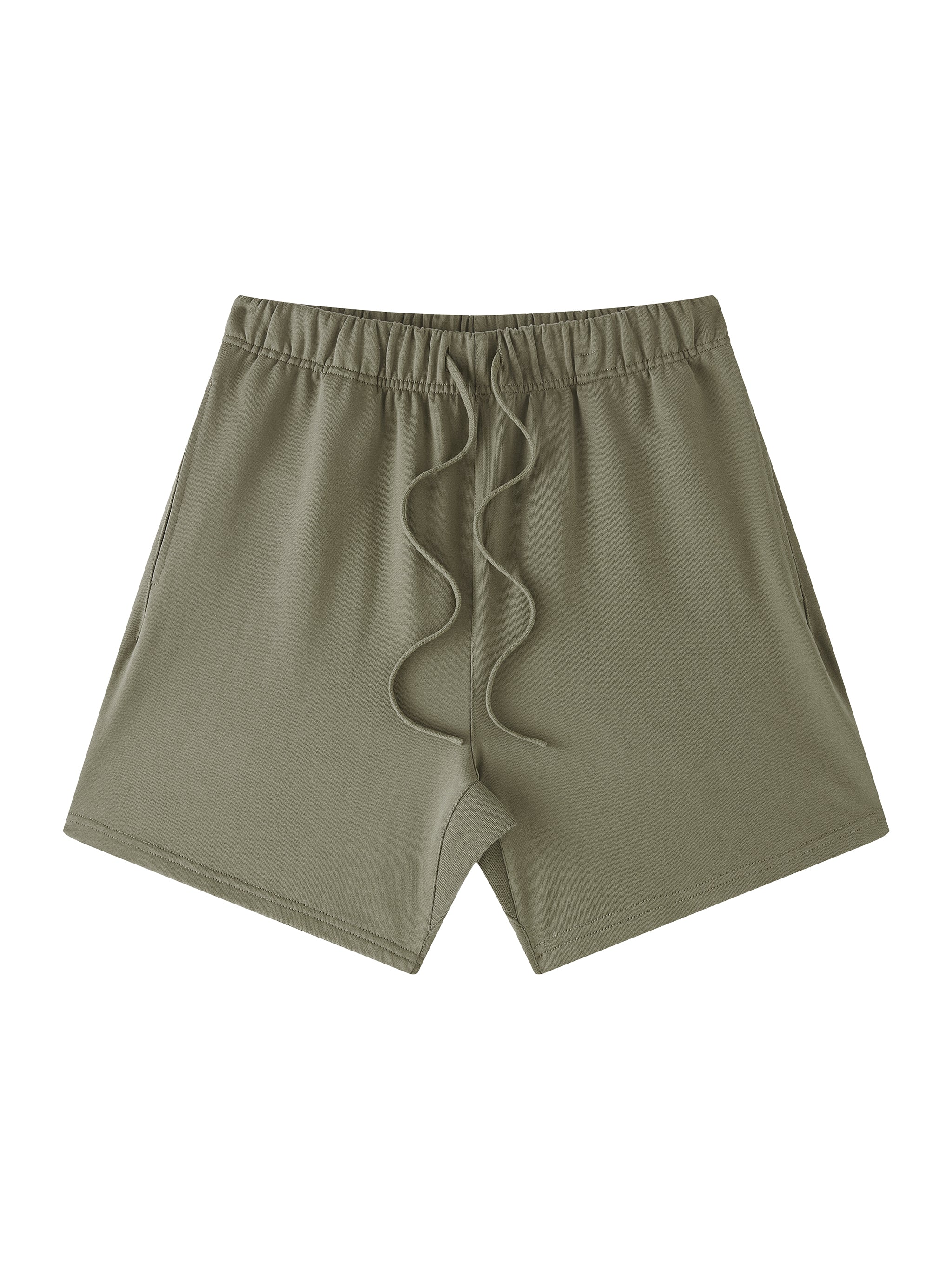 Unisex Earth Tone Loose Fit Cotton Shorts