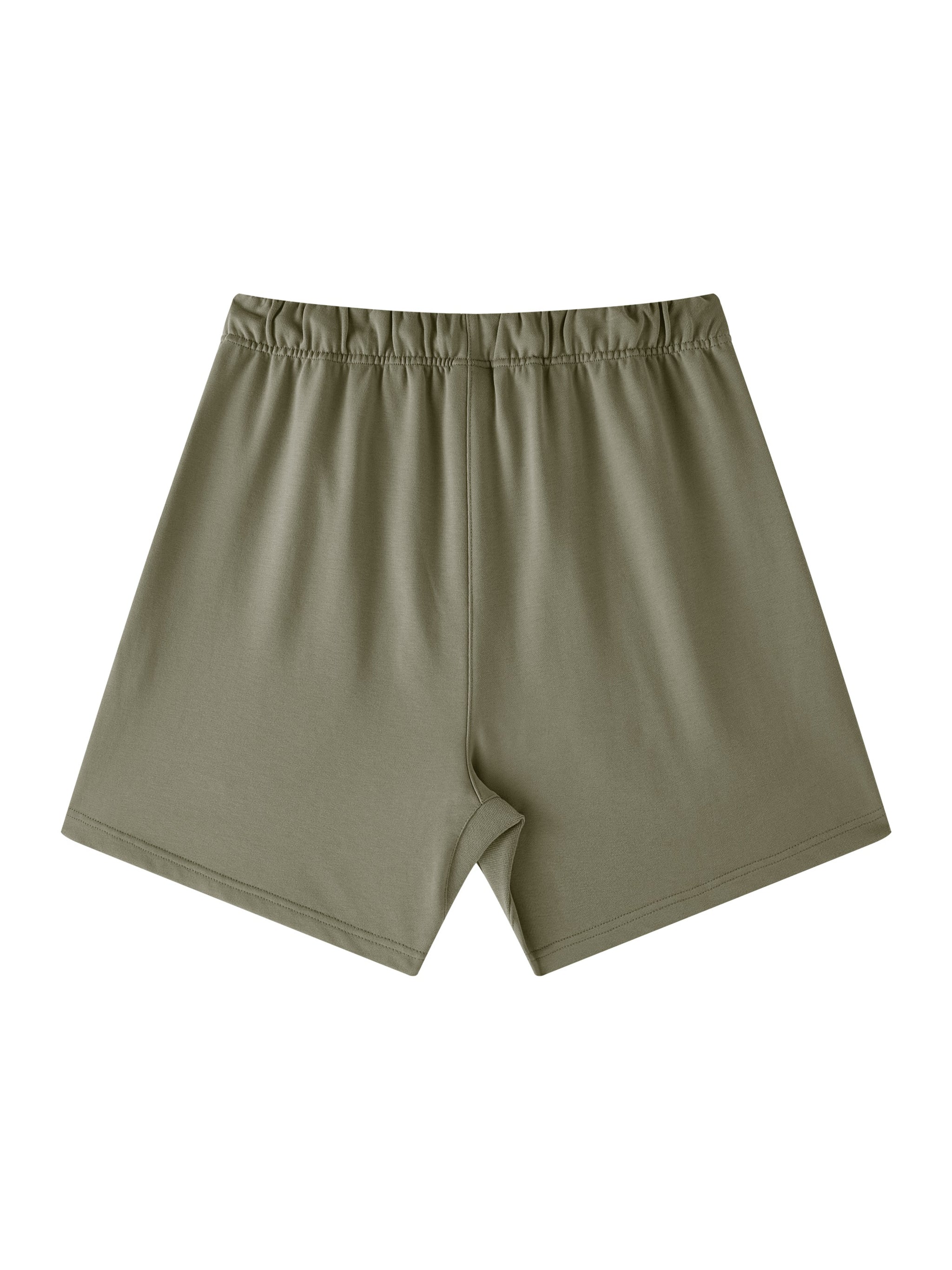 Unisex Earth Tone Loose Fit Cotton Shorts