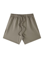 Unisex Earth Tone Loose Fit Cotton Shorts