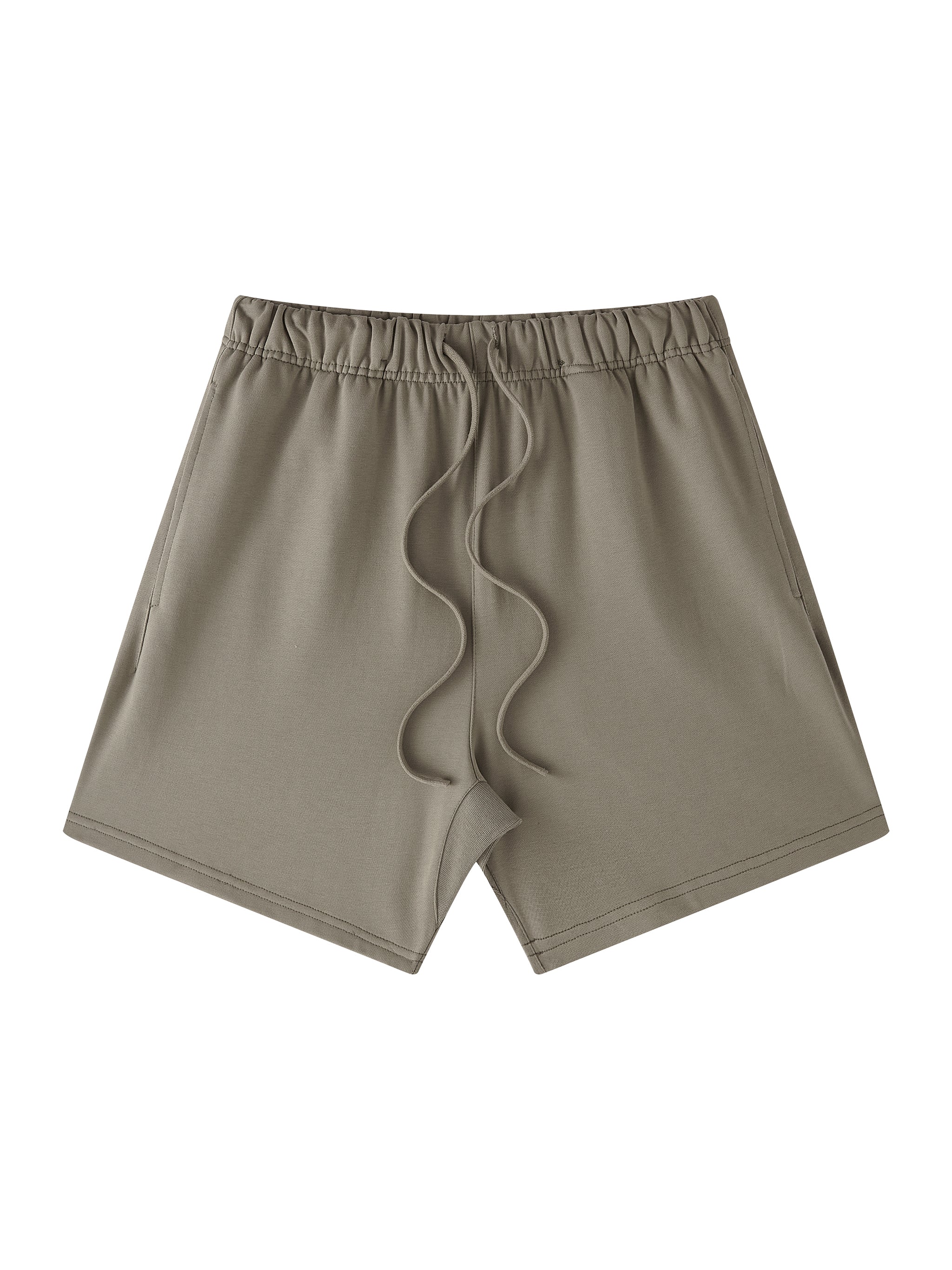 Unisex Earth Tone Loose Fit Cotton Shorts
