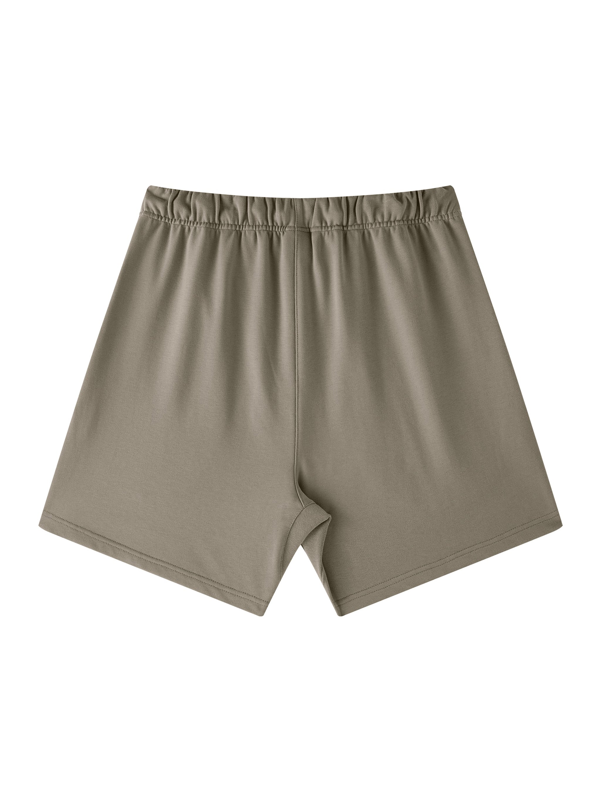 Unisex Earth Tone Loose Fit Cotton Shorts