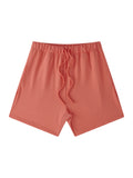 Unisex Earth Tone Loose Fit Cotton Shorts