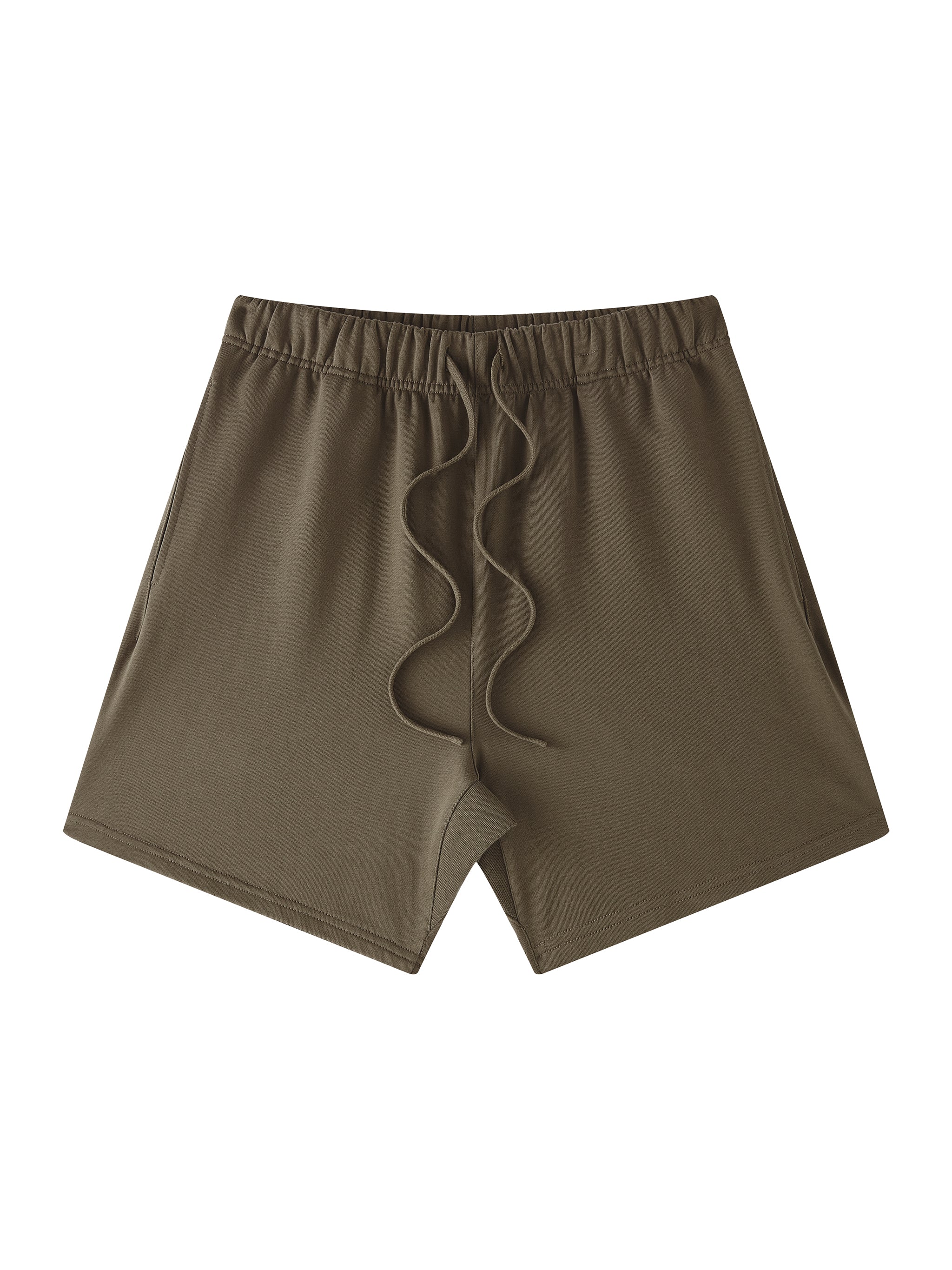 Unisex Earth Tone Loose Fit Cotton Shorts