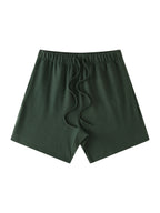 Unisex Earth Tone Loose Fit Cotton Shorts