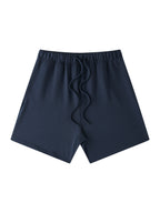 Unisex Earth Tone Loose Fit Cotton Shorts