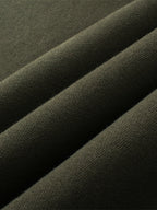 Unisex Solid Color Fleece Straight Leg Pants