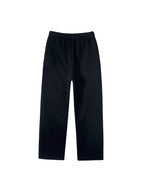 Unisex Solid Color Fleece Straight Leg Pants