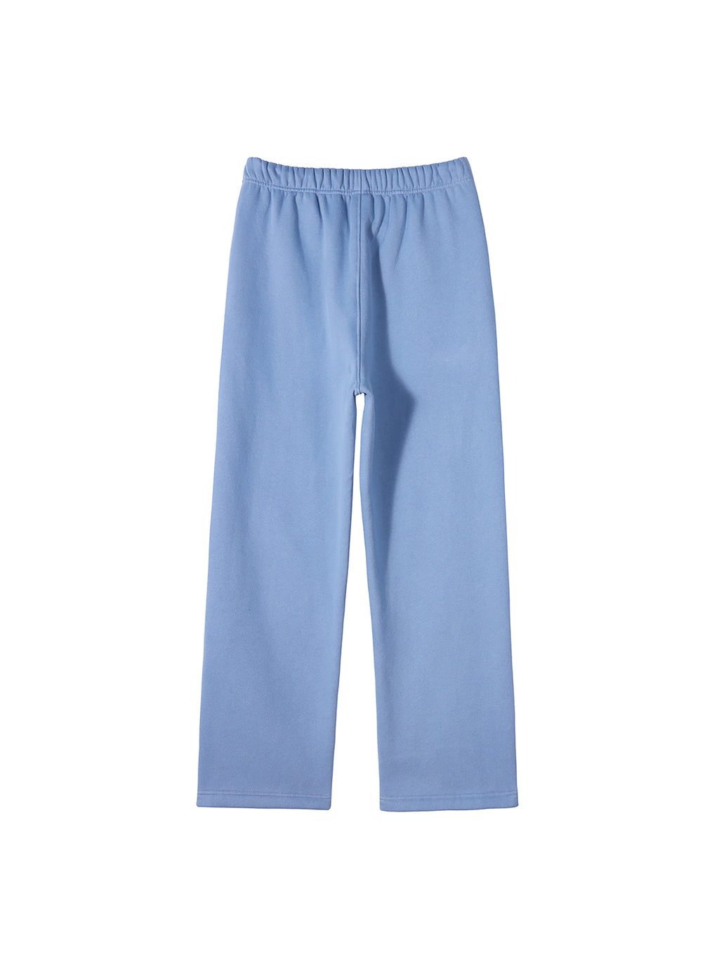 Unisex Solid Color Fleece Straight Leg Pants