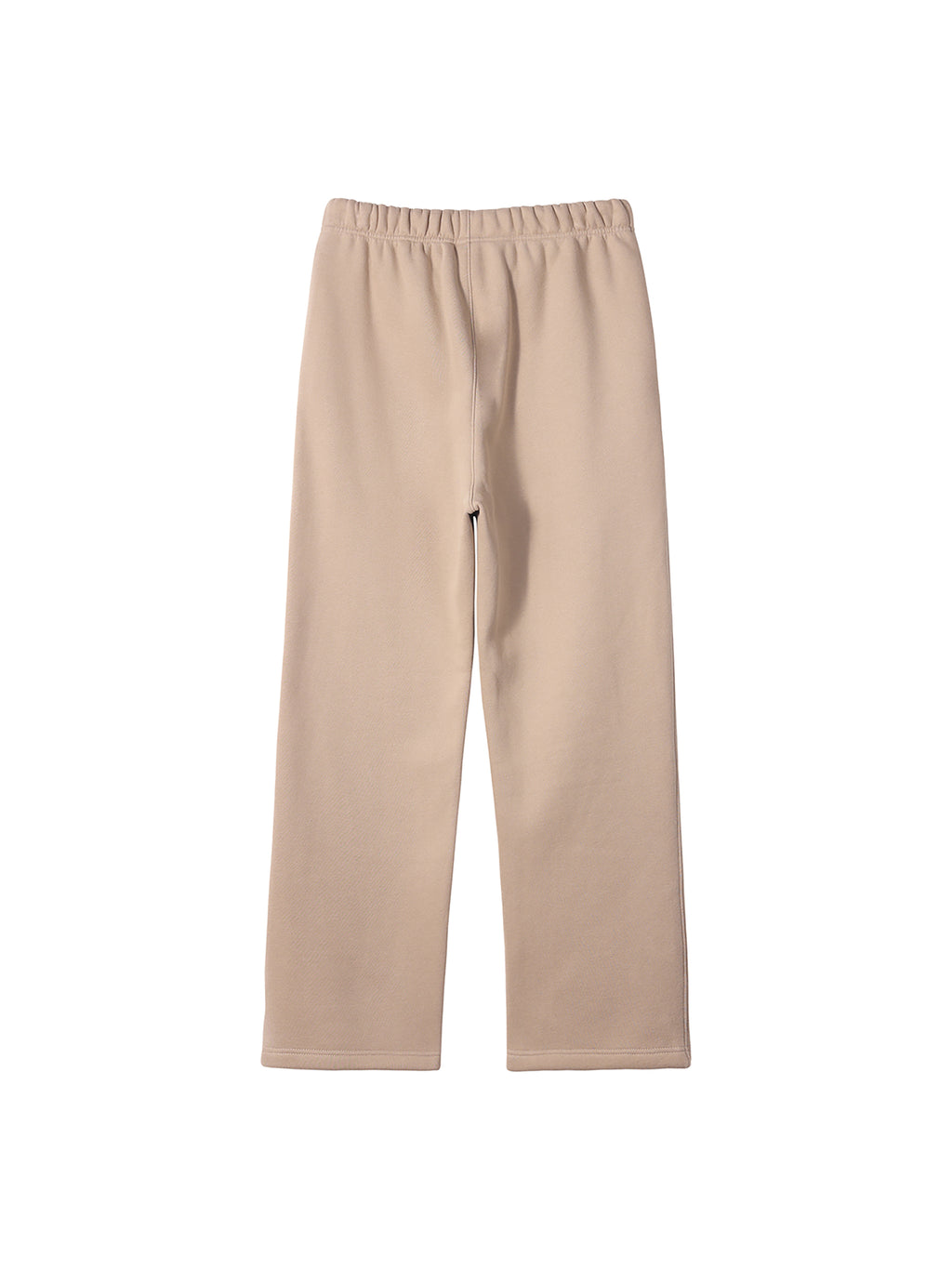 Unisex Solid Color Fleece Straight Leg Pants