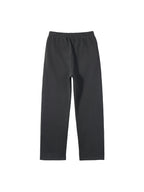 Unisex Solid Color Fleece Straight Leg Pants