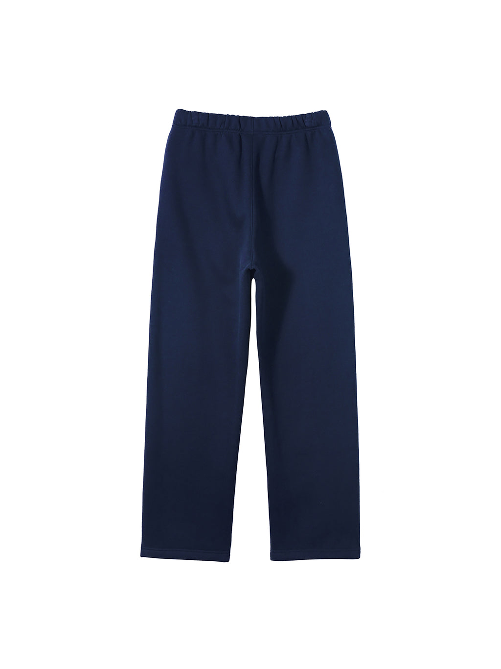 Unisex Solid Color Fleece Straight Leg Pants