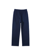Unisex Solid Color Fleece Straight Leg Pants