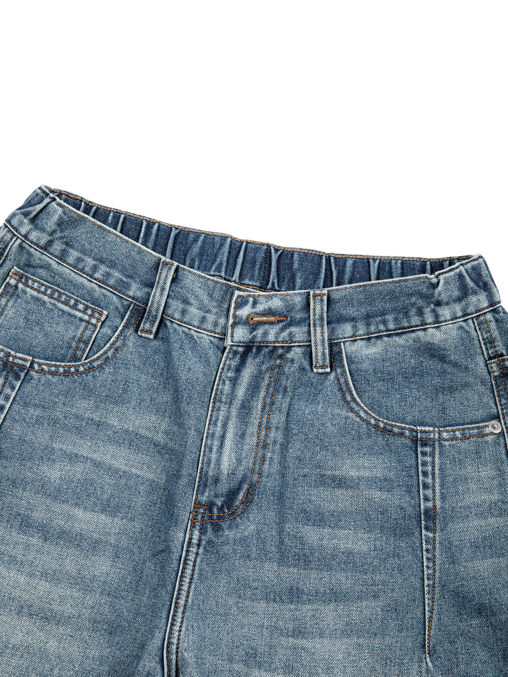 Barrel Vintage Wash Denim Jeans