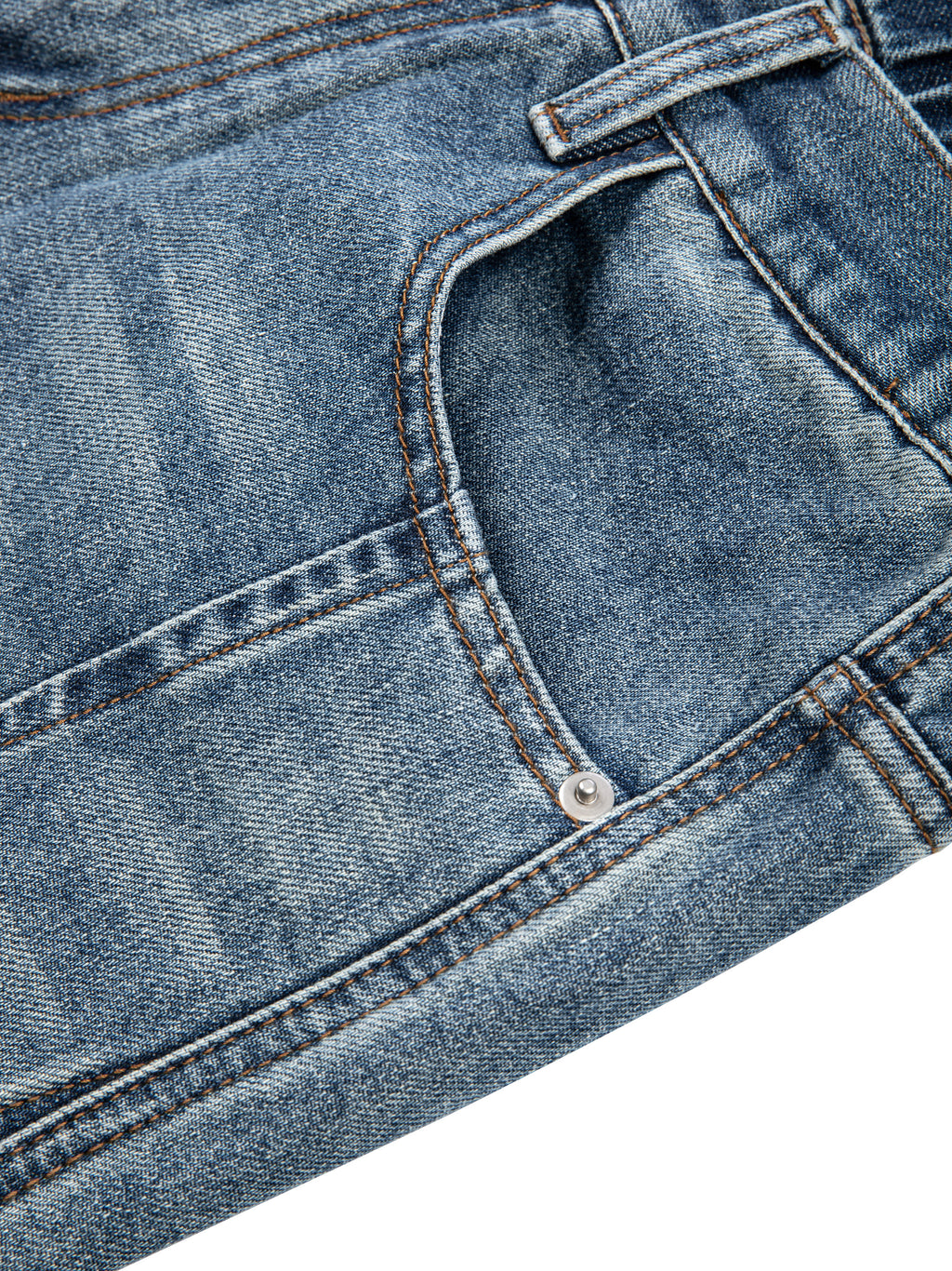 Barrel Vintage Wash Denim Jeans