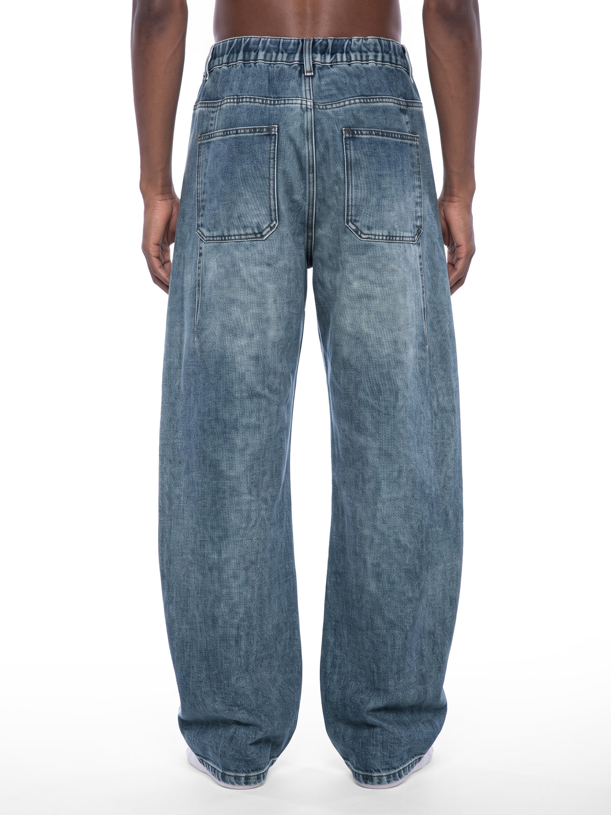 Barrel Vintage Wash Denim Jeans